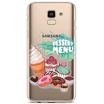 TopQ Samsung J6 silikon Dessert Menu 37881 (Sun-37881)