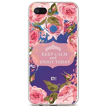 TopQ Xiaomi Mi 8 Lite silikon Keep Calm Flowers 1 36488 (Sun-36488)