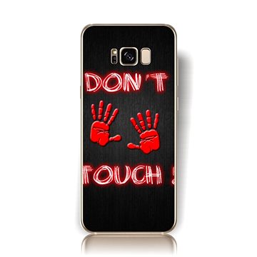 TopQ Samsung S8 Plus pevné Don't touch red 18034 (Sun-18034)