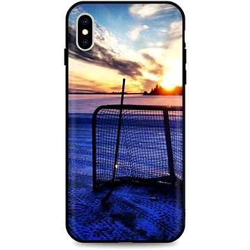 TopQ iPhone XS silikon Hockey Sunset 49167 (Sun-49167)