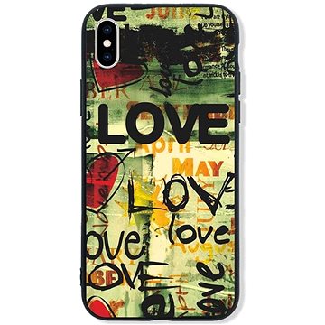 TopQ LUXURY iPhone XS pevný Love 48837 (Sun-48837)
