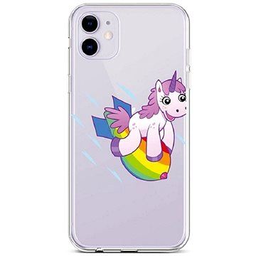 TopQ iPhone SE 2020 silikon Flying Unicorn 49603 (Sun-49603)