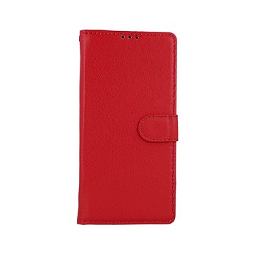 TopQ Xiaomi Redmi Note 9 Pro knížkový červený s přezkou 50685 (Sun-50685)