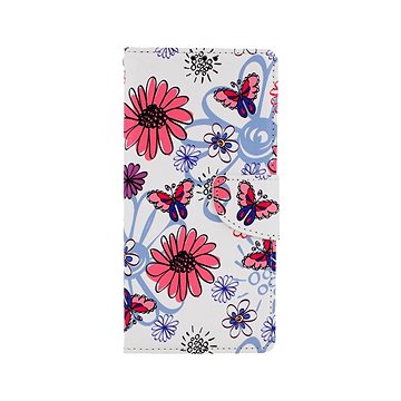 TopQ Xiaomi Redmi Note 9 Pro knížkový Flowers 50663 (Sun-50663)