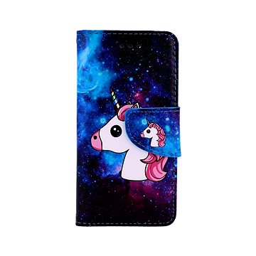 TopQ iPhone SE 2020 knížkové Space Unicorn 49758 (Sun-49758)