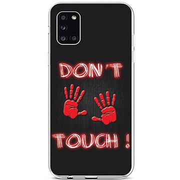 TopQ Samsung A31 silikon Don't Touch Red 50913 (Sun-50913)
