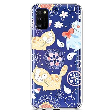 TopQ Samsung A41 silikon Happy Cats 52653 (Sun-52653)