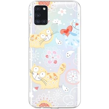 TopQ Samsung A21s silikon Happy Cats 52089 (Sun-52089)