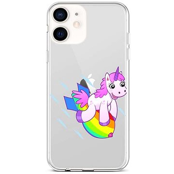 TopQ iPhone 12 mini silikon Flying Unicorn 53263 (Sun-53263)