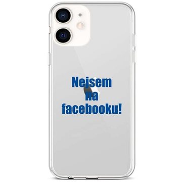 TopQ iPhone 12 mini silikon Nejsem na Facebooku 53253 (Sun-53253)