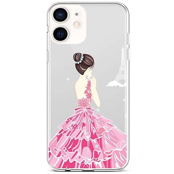 TopQ iPhone 12 mini silikon Pink Princess 53453 (Sun-53453)