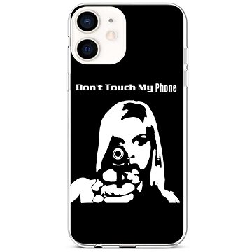 TopQ iPhone 12 mini silikon Don't Touch Gun 53416 (Sun-53416)