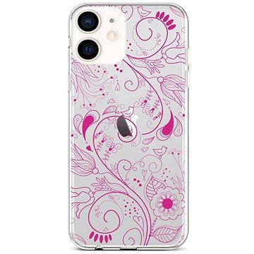 TopQ iPhone 12 mini silikon Pink Ornament 53414 (Sun-53414)