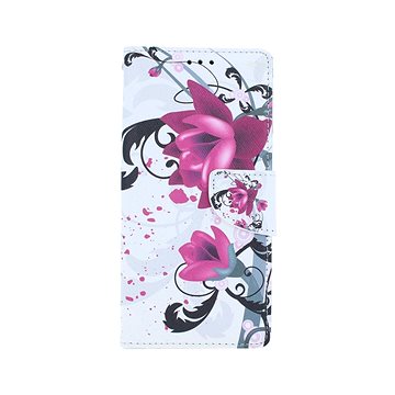 TopQ Xiaomi Redmi Note 8T knížkové Květinová kresba 54755 (Sun-54755)
