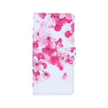 TopQ Xiaomi Redmi Note 8T knížkové Růžové kvítky 54726 (Sun-54726)