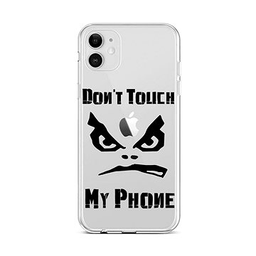 TopQ iPhone 12 silikon Don't Touch průhledný 55287 (Sun-55287)