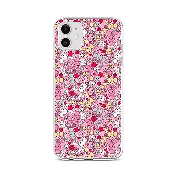 TopQ iPhone 12 silikon Pink Bunnies 55318 (Sun-55318)