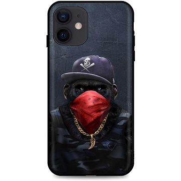 TopQ iPhone 12 silikon Monkey Gangster 55073 (Sun-55073)