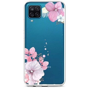 TopQ Samsung A12 silikon Violet Blossom 57757 (Sun-57757)
