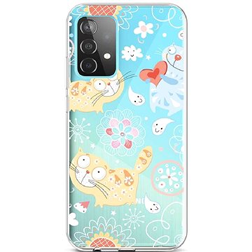 TopQ Samsung A52 silikon Happy Cats 57386 (Sun-57386)