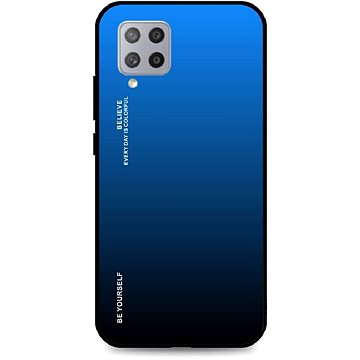 TopQ LUXURY Samsung A12 pevný duhový modrý 57624 (Sun-57624)