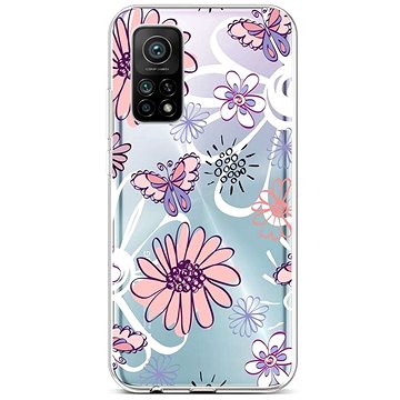 TopQ Xiaomi Mi 10T Pro silikon Flowers 57816 (Sun-57816)