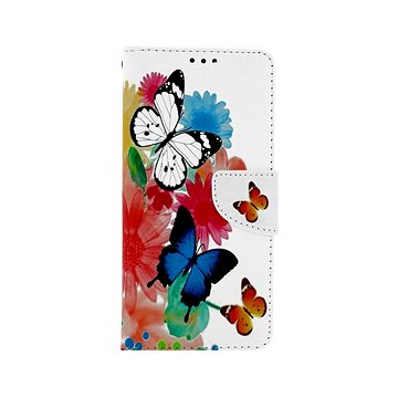 TopQ Xiaomi Redmi Note 10 Pro knížkové Barevné s motýlky 58045 (Sun-58045)