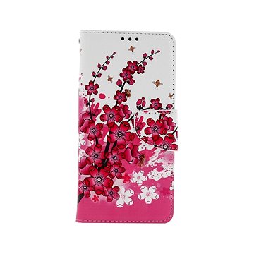 TopQ Xiaomi Redmi Note 10 Pro knížkové Kytičky textil 58038 (Sun-58038)