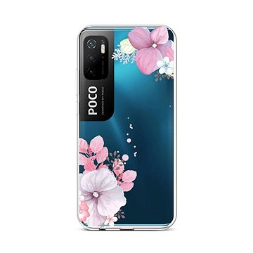 TopQ Xiaomi Poco M3 Pro silikon Violet Blossom 59956 (Sun-59956)