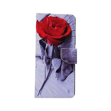 TopQ Xiaomi Redmi Note 10 Pro knížkové Červená růže 59694 (Sun-59694)