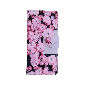 TopQ Xiaomi Redmi Note 10 Pro knížkové Růžové květy 59691 (Sun-59691)
