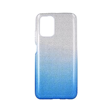 TopQ Xiaomi Redmi Note 10 glitter stříbrno-modrý 59572 (Sun-59572)