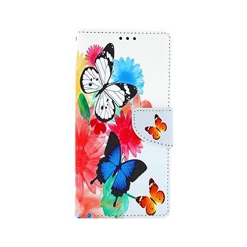 TopQ Xiaomi Redmi 9 knížkový Barevný s motýlky 51056 (Sun-51056)