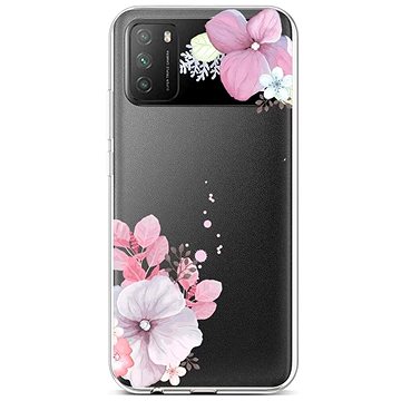 TopQ Xiaomi Poco M3 silikon Violet Blossom 60629 (Sun-60629)