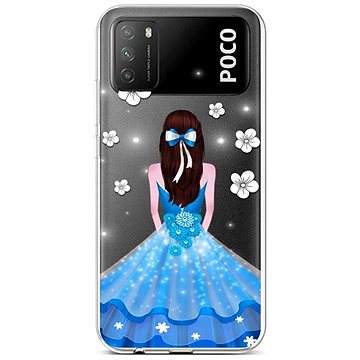 TopQ Xiaomi Poco M3 silikon Blue Princess 60633 (Sun-60633)