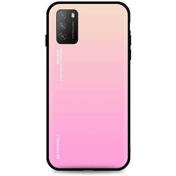 TopQ LUXURY Xiaomi Poco M3 pevný duhový meruňkový 60656 (Sun-60656)