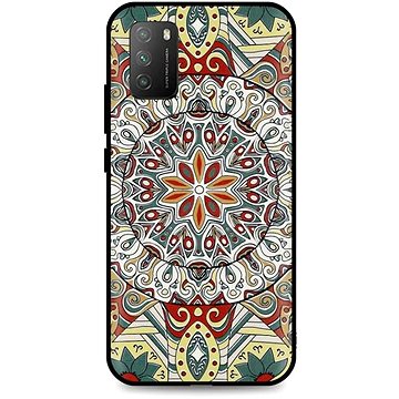 TopQ Xiaomi Poco M3 3D silikon Barevná mandala 60590 (Sun-60590)