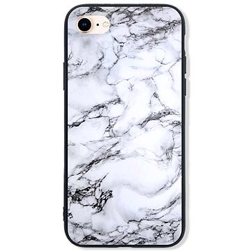 TopQ LUXURY iPhone SE 2020 pevný Marble White 49250 (Sun-49250)