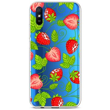 TopQ Xiaomi Redmi 9A silikon Strawberries 51945 (Sun-51945)