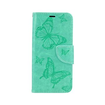 TopQ iPhone 12 knížkové Butterfly zelené 62593 (Sun-62593)