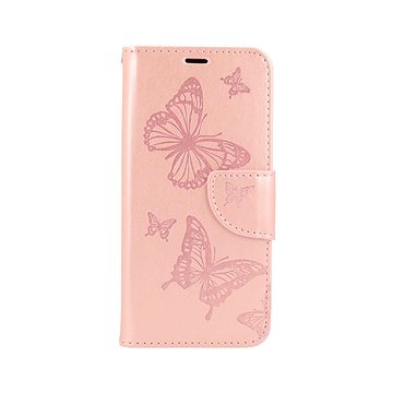 TopQ iPhone 12 mini knížkové Butterfly růžové světlé 62557 (Sun-62557)