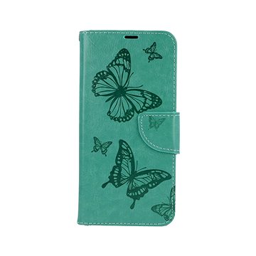 TopQ Xiaomi Redmi Note 10 knížkové Butterfly zelené 63467 (Sun-63467)