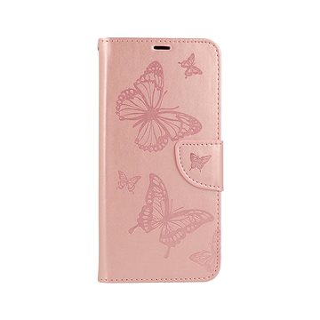 TopQ Xiaomi Poco M3 knížkové Butterfly růžové světlé 63523 (Sun-63523)