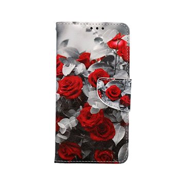 TopQ iPhone 11 knížkové Červené růže mix 63801 (Sun-63801)