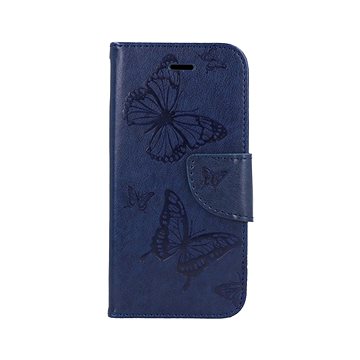 TopQ iPhone SE 2020 knížkové Butterfly modré tmavé 62459 (Sun-62459)