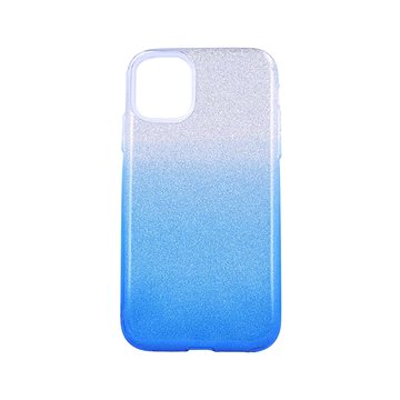TopQ iPhone 13 Mini glitter stříbrno-modrý 64838 (Sun-64838)