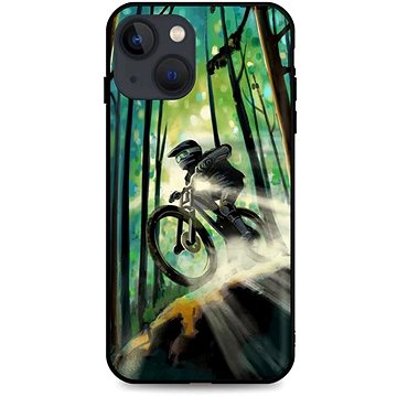 TopQ iPhone 13 silikon Mountain Bike 64898 (Sun-64898)