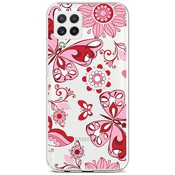TopQ Samsung A22 silikon Pink Butterfly 65232 (Sun-65232)