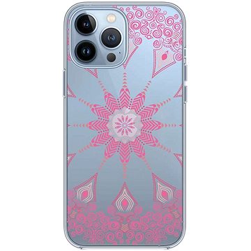 TopQ iPhone 13 Pro silikon Pink Mandala 65282 (Sun-65282)