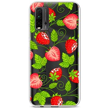 TopQ Xiaomi Redmi 9T silikon Strawberries 65116 (Sun-65116)